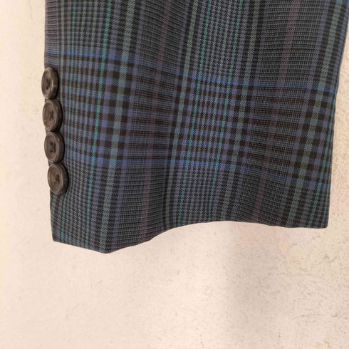 バーバリーズ BURBERRYS ウールモヘア 背抜きシングルテーラードジャケット メンズ